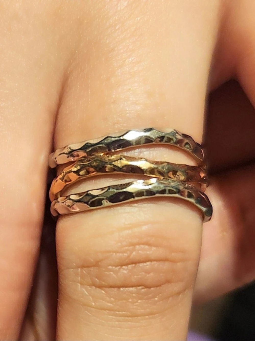 Multiband Ring in Rose Gold & Silver
